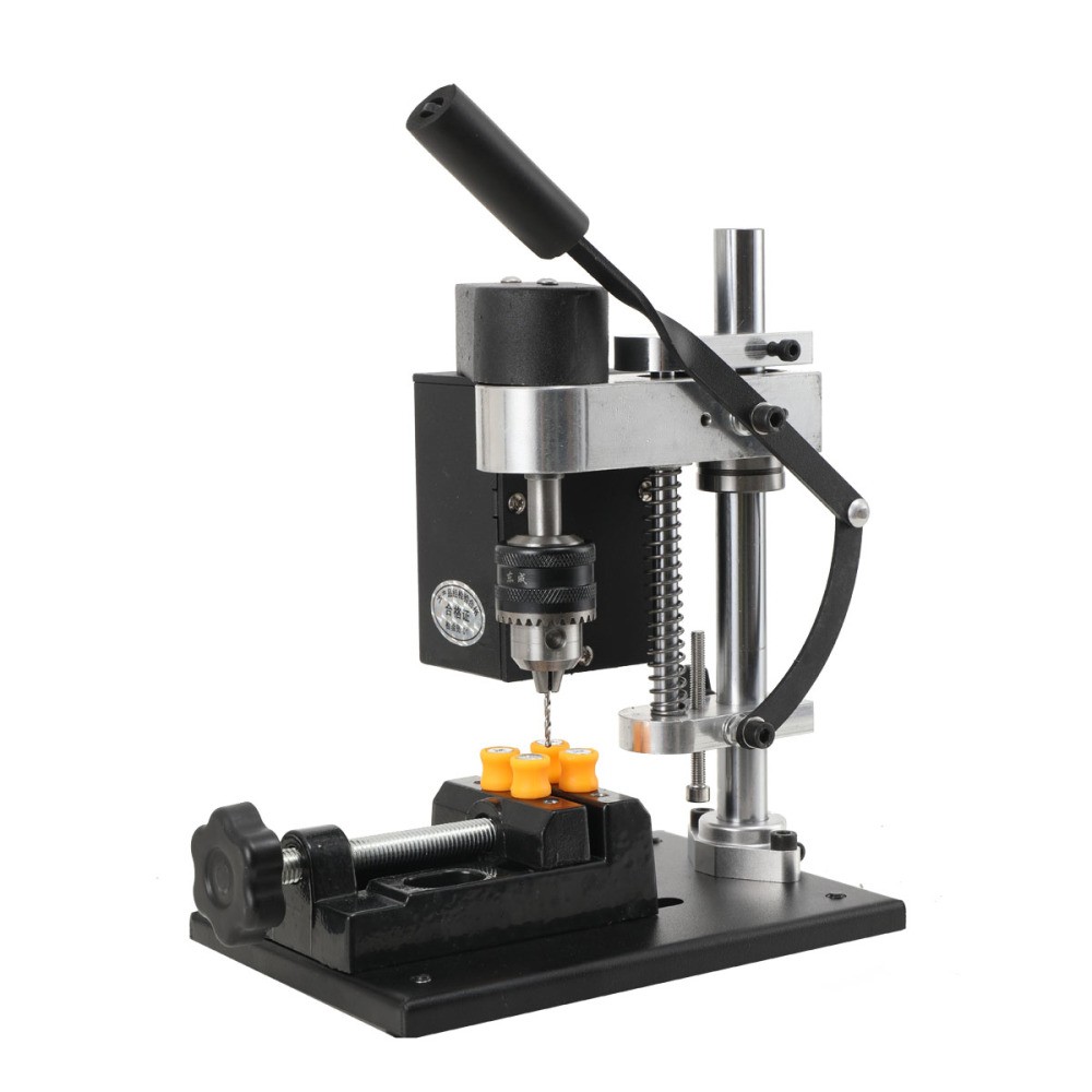 Mini Bench Drill Press Adjustable 7-Speed Mini CNC Table Drilling Machine 120W