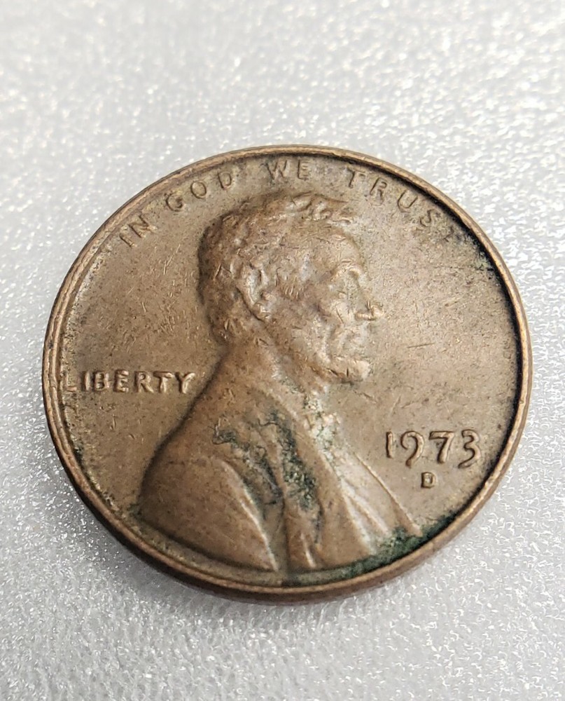 US. Cent 1973 "D" With Errors Gap "L & I" And Offset E