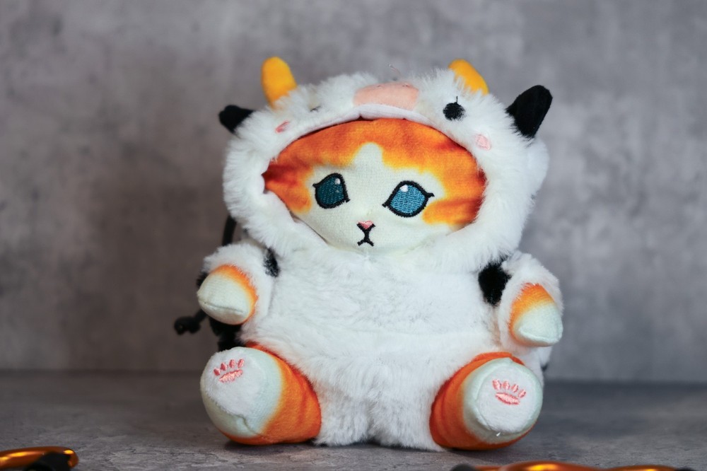 Plush chalk bag "Cow Cat"