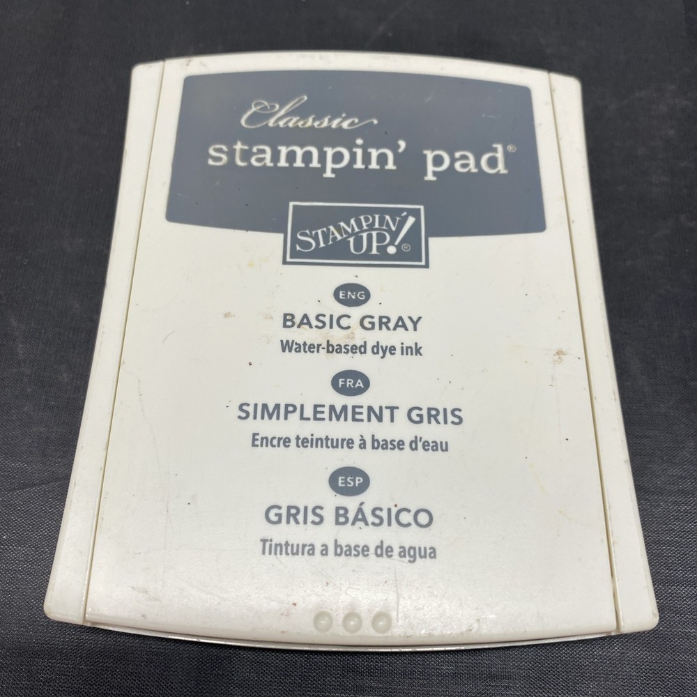 Retired Stampin' Up! Ink Pad and Reinker Basic Gray