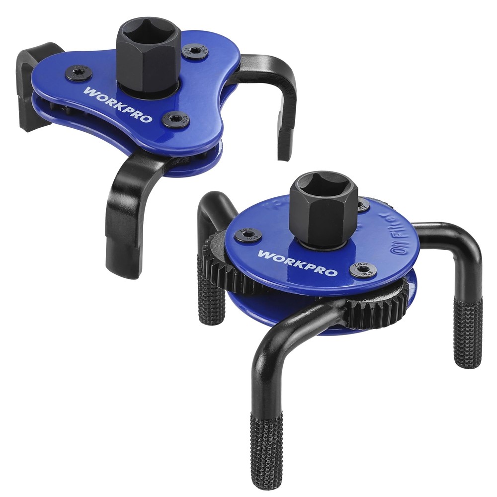WORKPRO Universal Oil Filter Magnetic Oil Filter Wrench Adjustable Removal Tools
