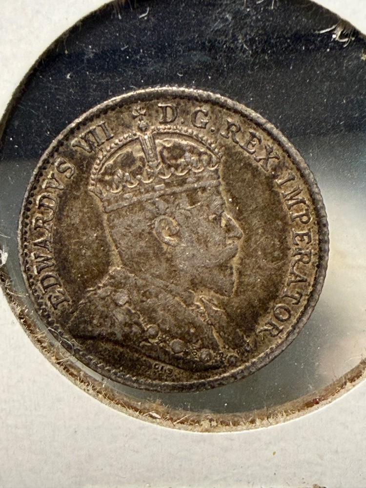 1904 Canada 5 Cent silver coin
