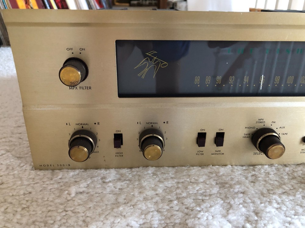 Fisher 500-B Tube Receiver ( WORKING )