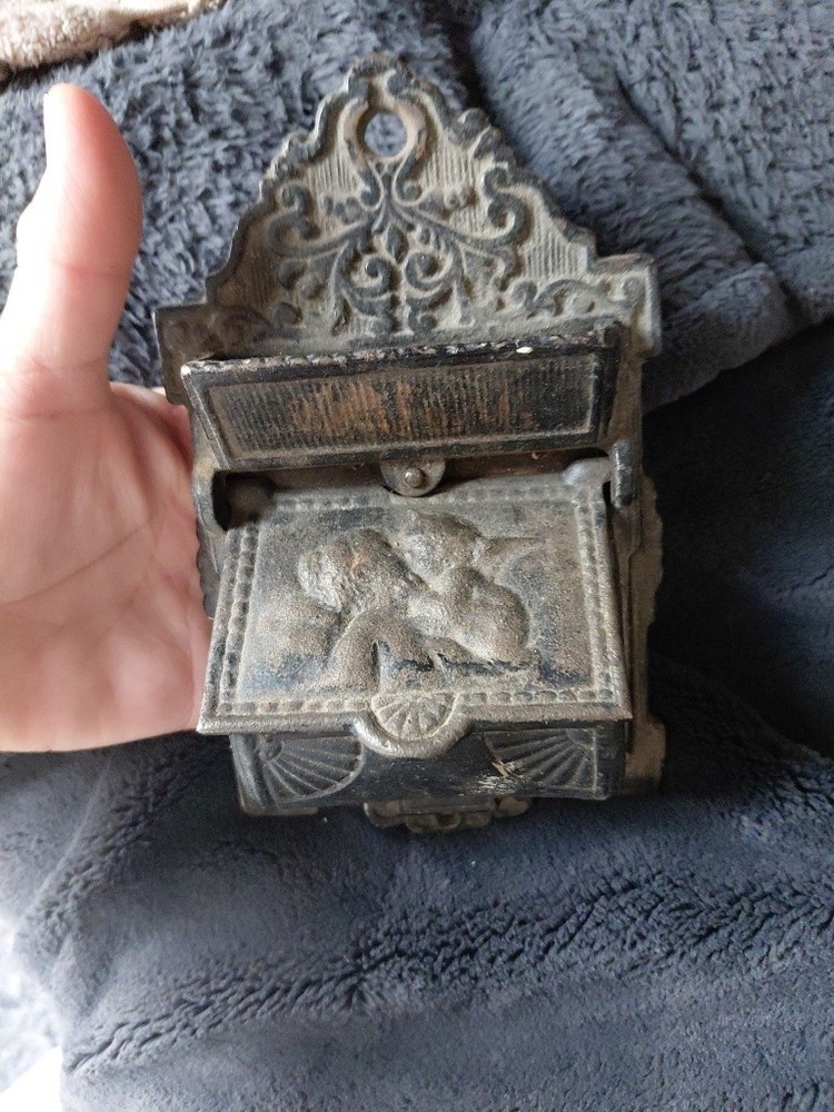 Victorian Matchbox Cast Iron