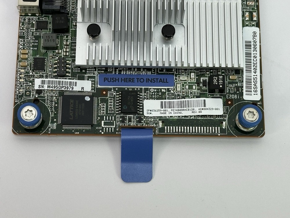 HPE E208i-a SmartArray SR Gen10/Plus/V2 RAID Adapter Controller 836259-001