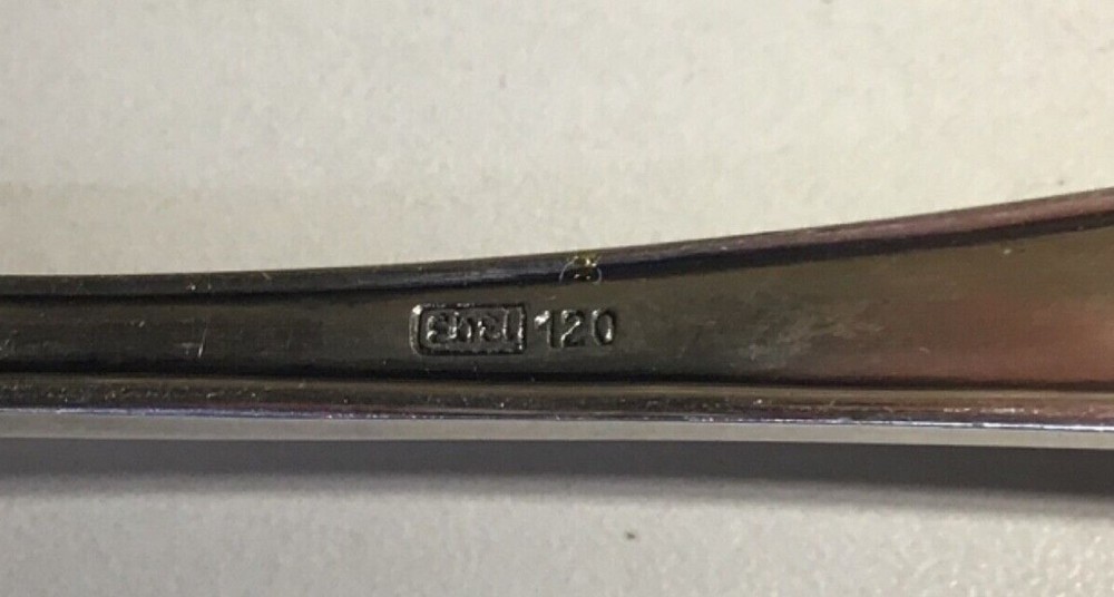 Ebel Silver Switzerland 25 PIECE FISH SILVERWARE SERVING SET