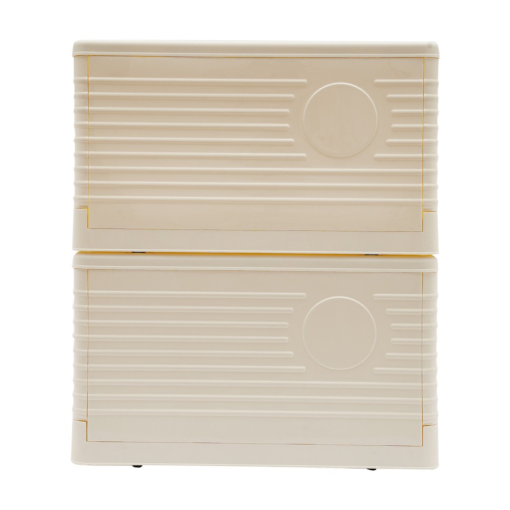 Foldable Storage Bins, Stackable Storage Bins, Storage Box for Home