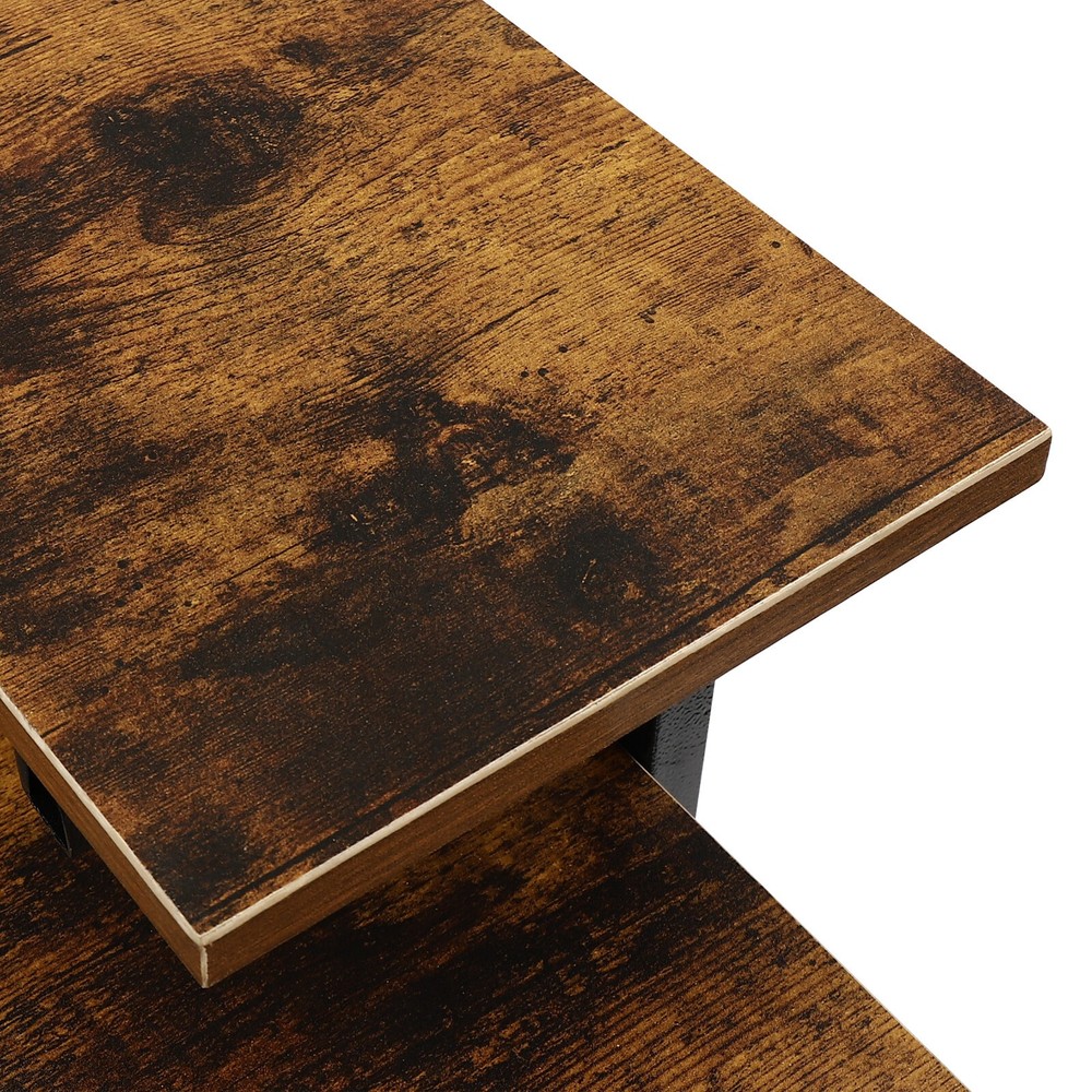 Height Adjustable Computer Laptop Desk Rolling Standing Table for Sofa Bedside