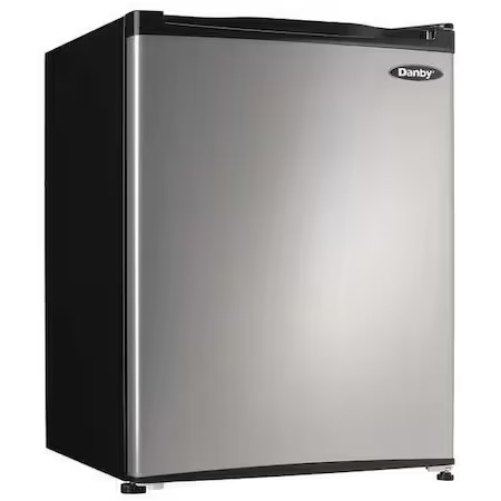 Danby Dar022a1sldb Compact Refrigerator, 2.3 Cu Ft 17-5/8"D