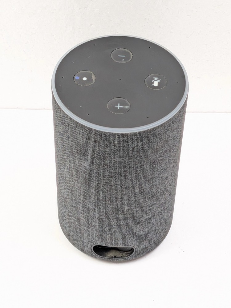 Amazon Echo 2nd Generation Smart Speaker Charcoal Black Fabric NO ADAPTER