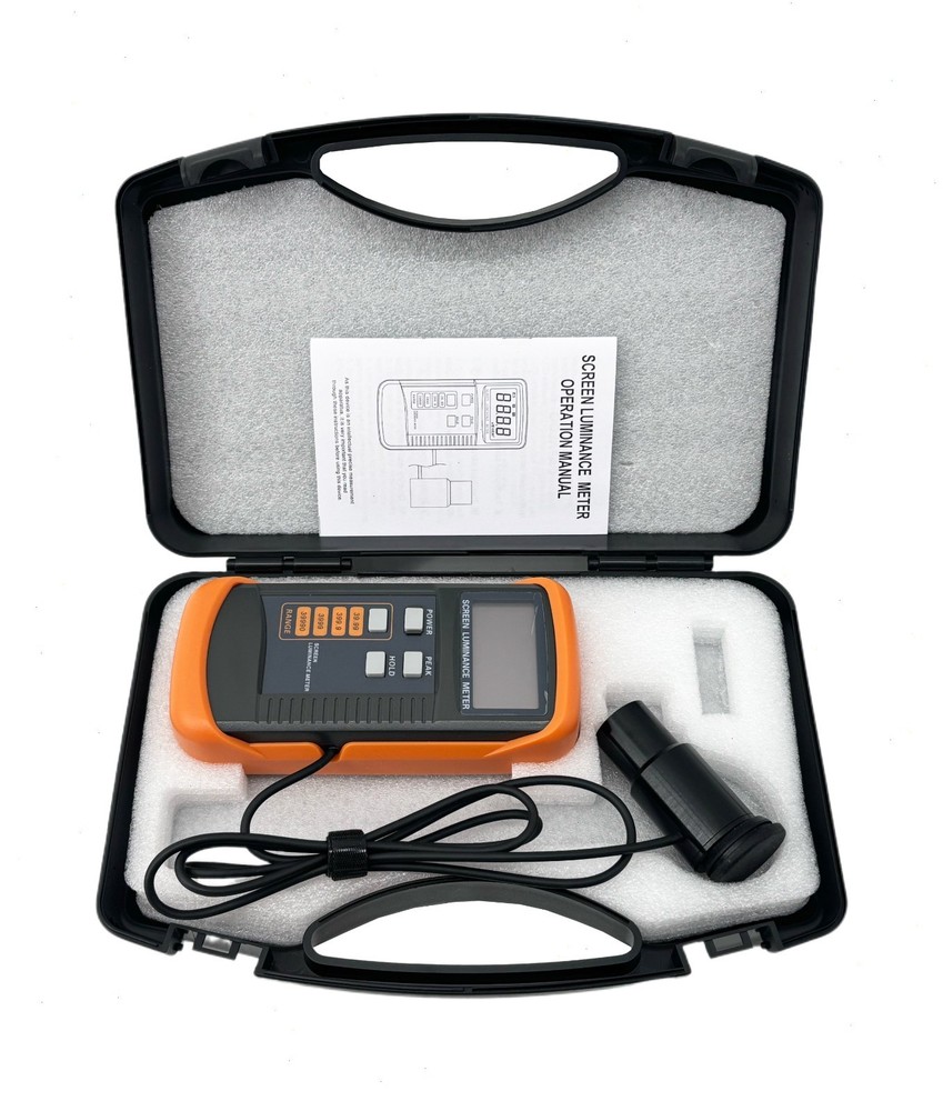 Handheld Screen Brightness Meter with 0.01-39990cd/m2 Data Latching Function