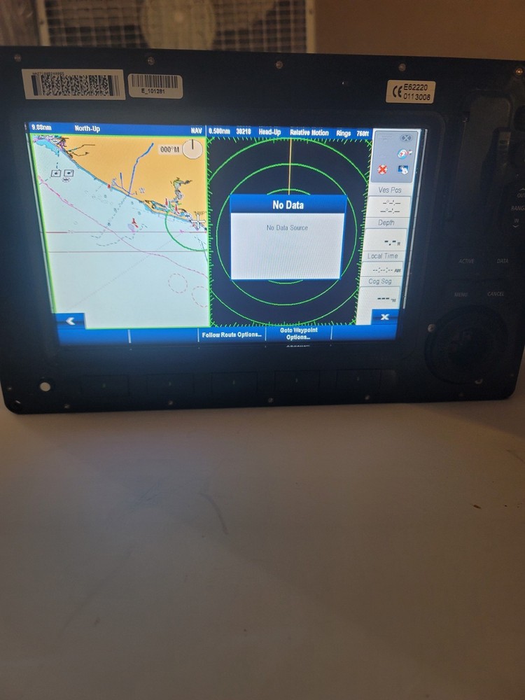 Raymarine C90w Widescreen GPS Chartplotter Multifunction Display Only