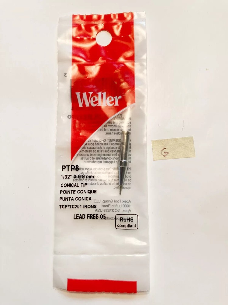 Weller PTP8 - Soldering Tip - 1/32" x .8mm