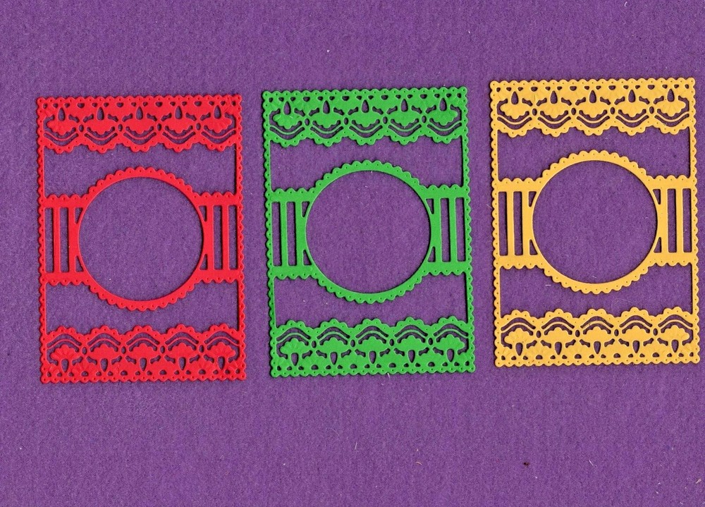 FANCY FRAME # 6 die cuts scrapbook cards
