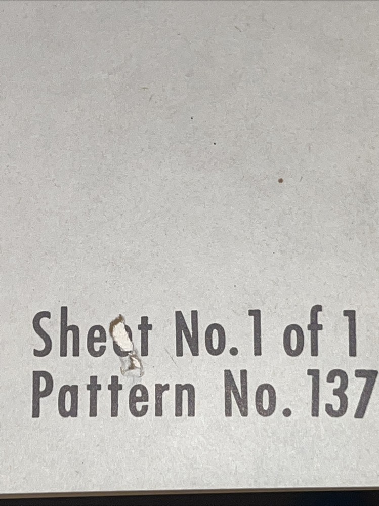 Easi-Bild Pattern #137 Modern Dining Table 1950