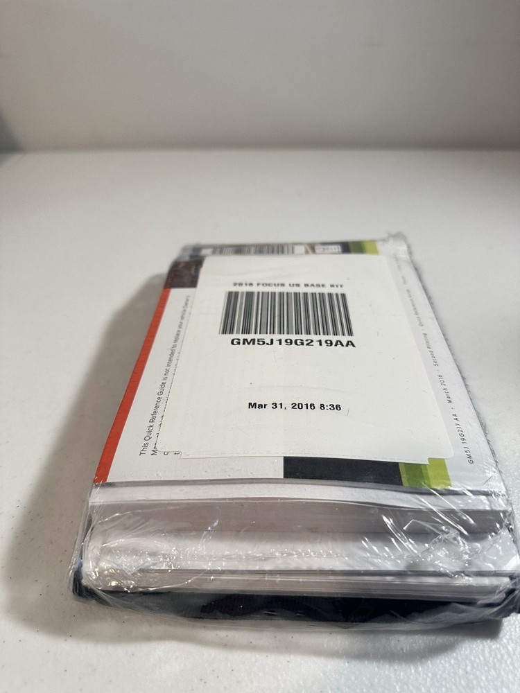 2016 Ford Focus Owner's Manual Set
