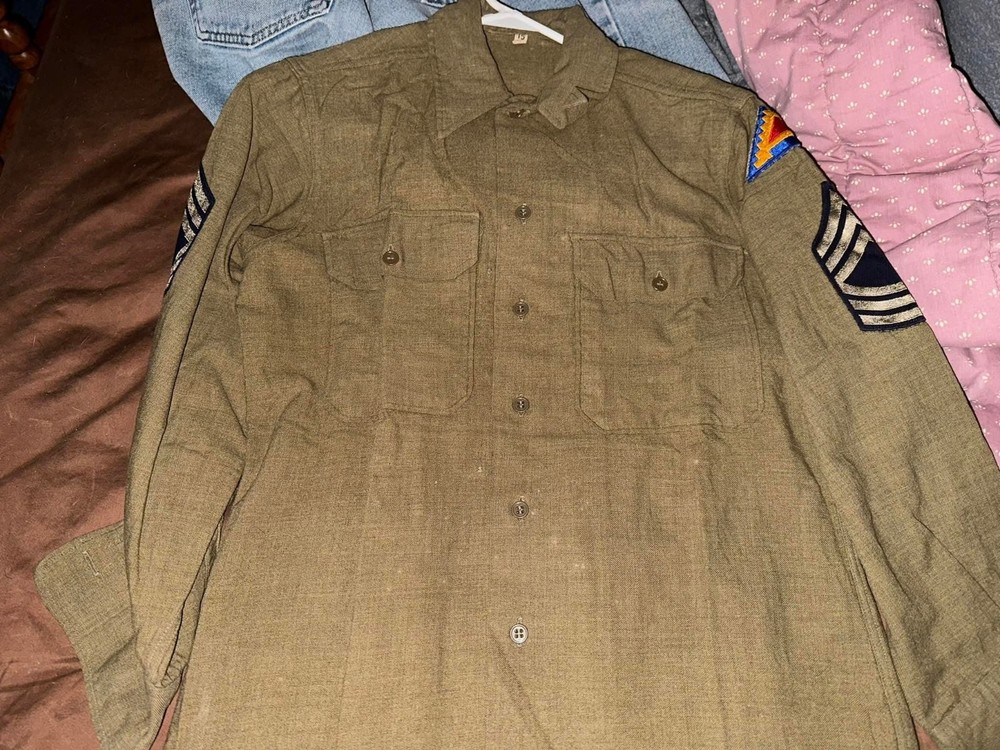 WWII US Army Sergeant Uniform Lot