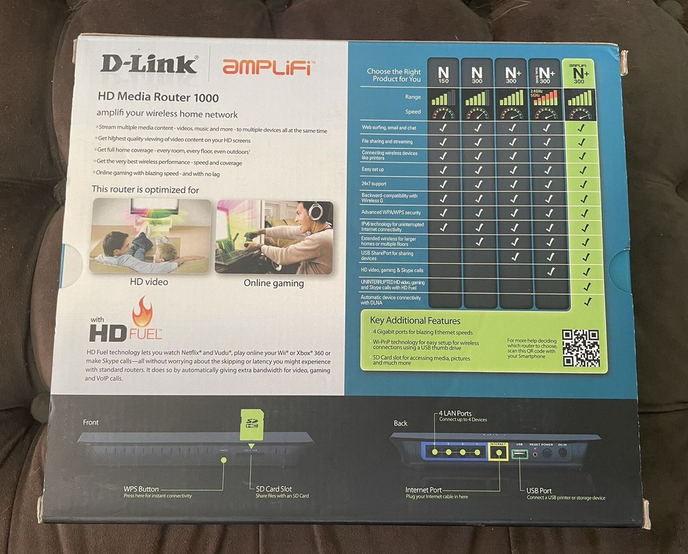 D-Link 1000 DIR-657 Wireless HD Media Router 1000