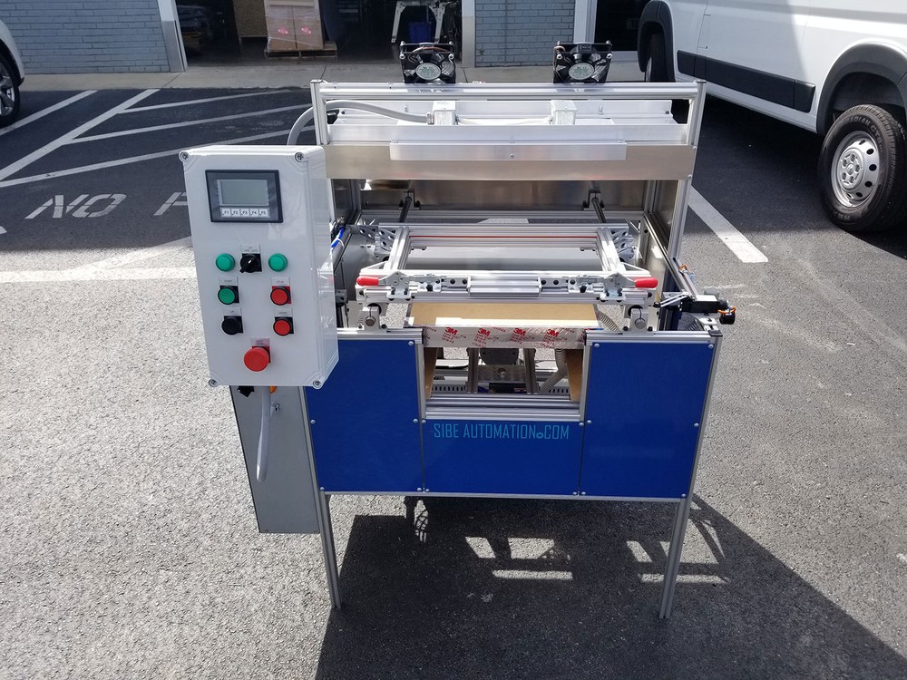 SIBE AUTOMATION VACUUM FORMING MACHINE 24" X16" THERMOFORMING AUTOMATIC *