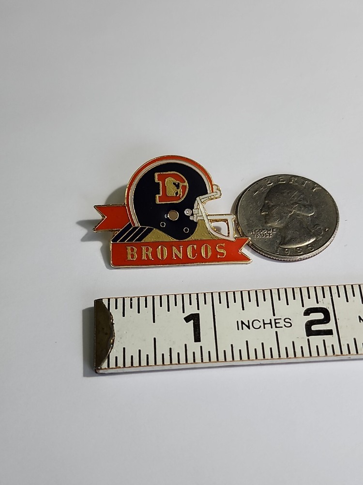 Denver Broncos Helmet Lapel Pin By Peter David 1985