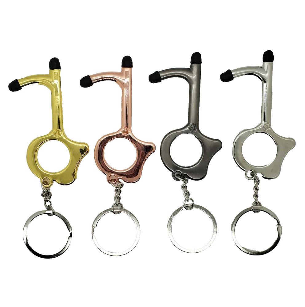 Touchless Tool Elevator Button Key AntimicrobialAlloy Hand Door Opener