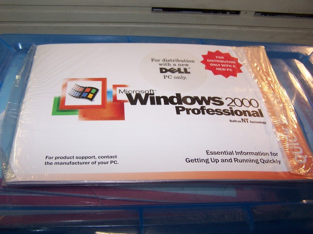 Windows 2000 Professional Install CD for Dell Computers
