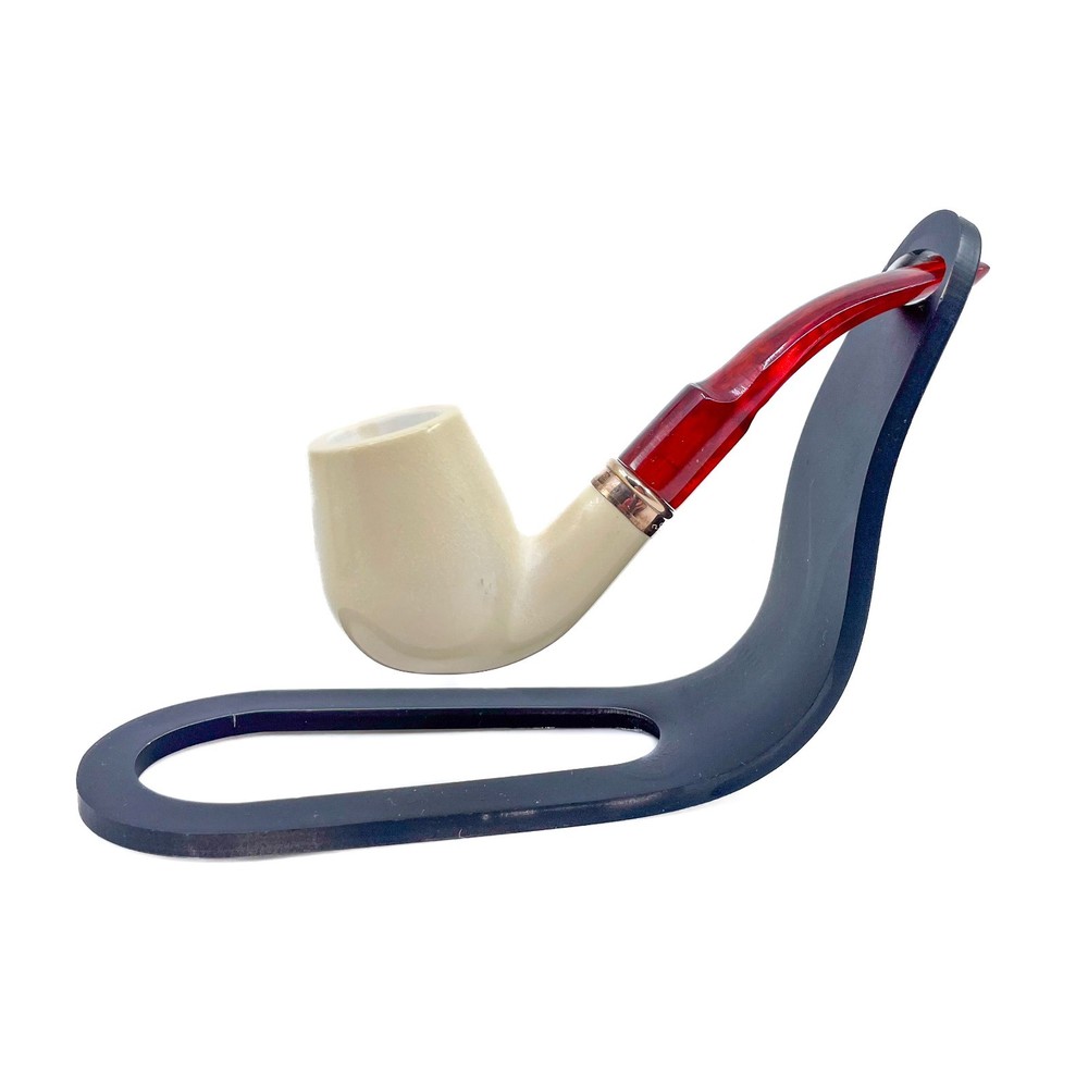 S.Yanik Meerschaum Pipe – Smooth Billiard