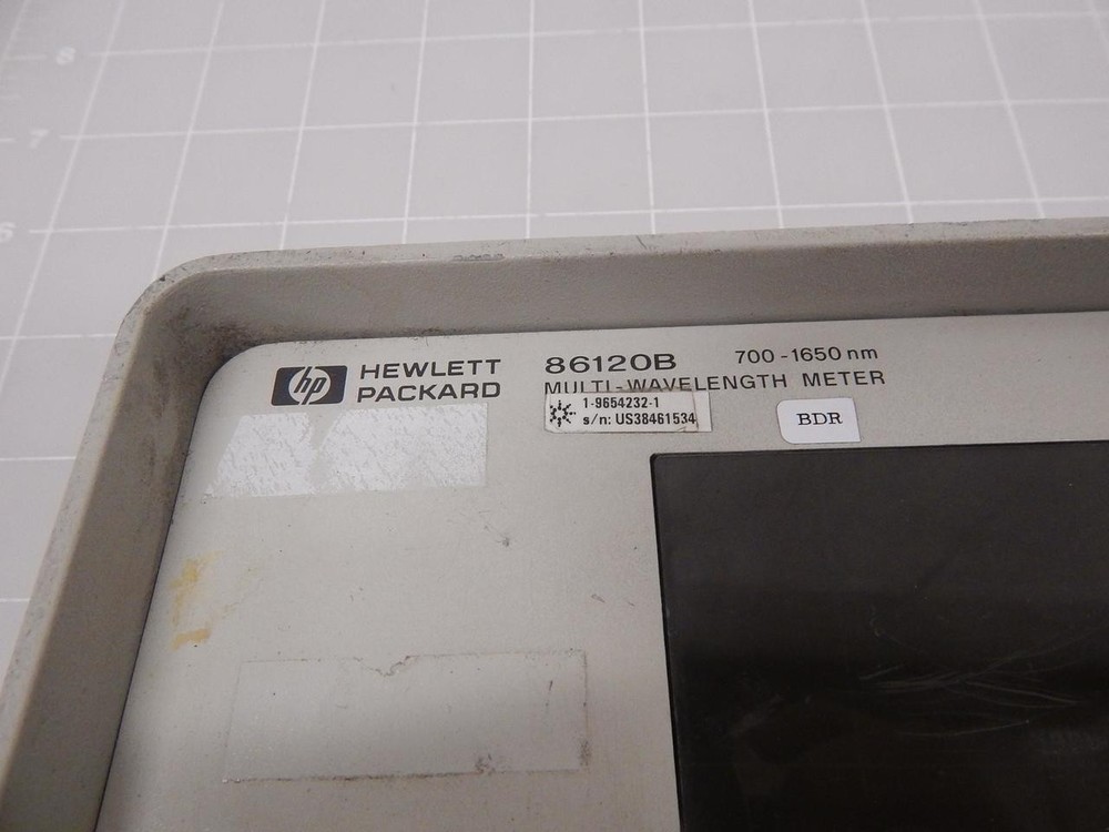 HP HEWLETT PACKARD 86120B MULTI WAVELENGTH METER FRONT PANEL T93965