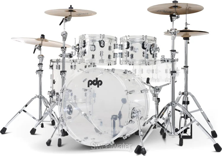 PDP Concept Acrylic 4-piece Shell Pack - Clear