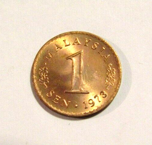Malaysia 1973 1 Sen unc Coin