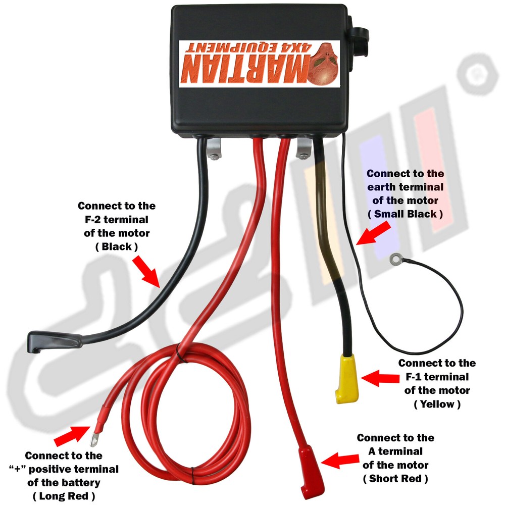 Martian 4x4 12V 18000lbs Winch Control Box Solenoid Remote Switch