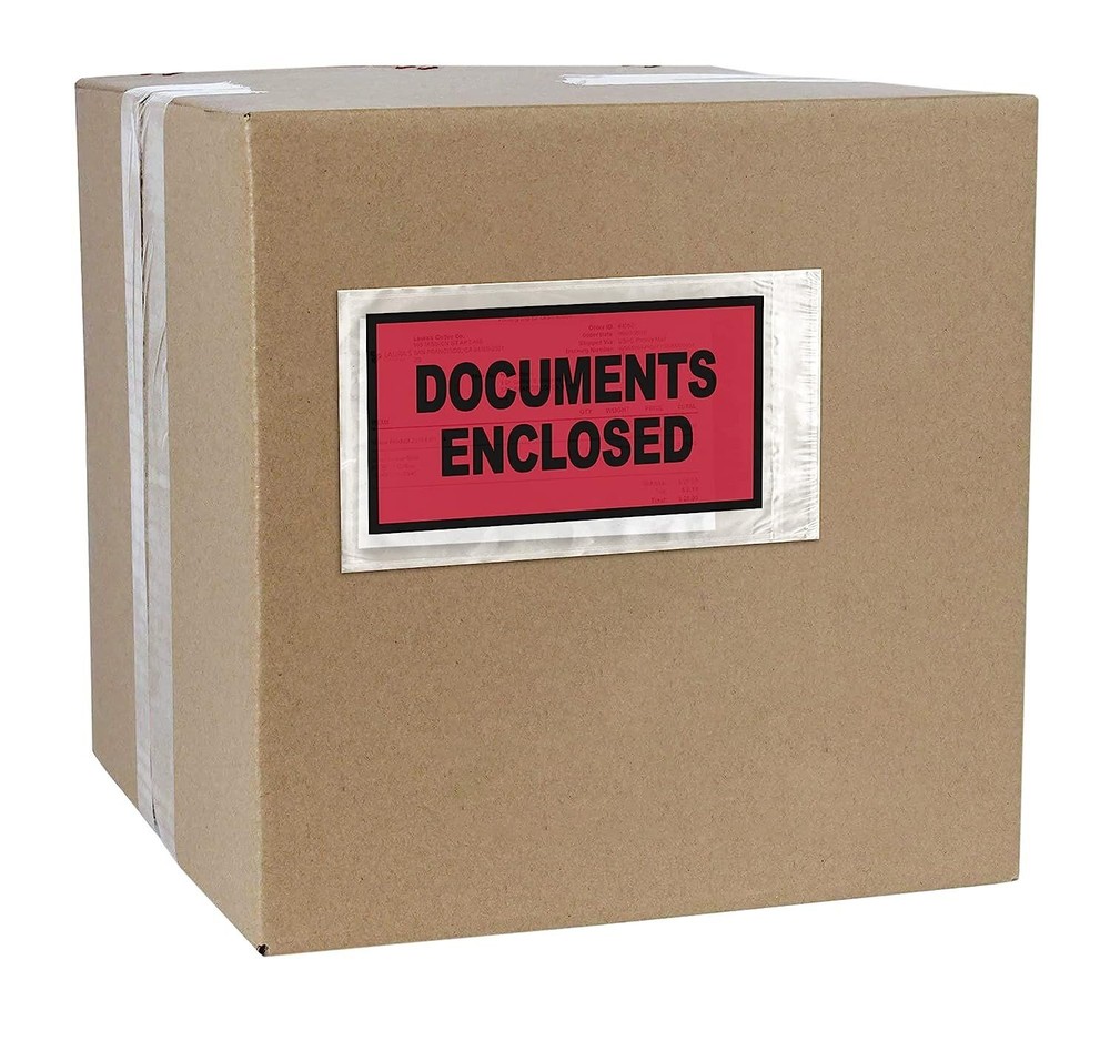 1000 Important Papers Packing Envelopes 5.5 x 10 Back Loading