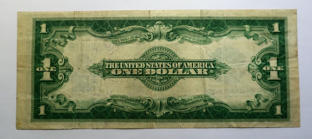 1923 $1 SILVER CERTIFICATE US LARGE NOTE HORSE BLANKET