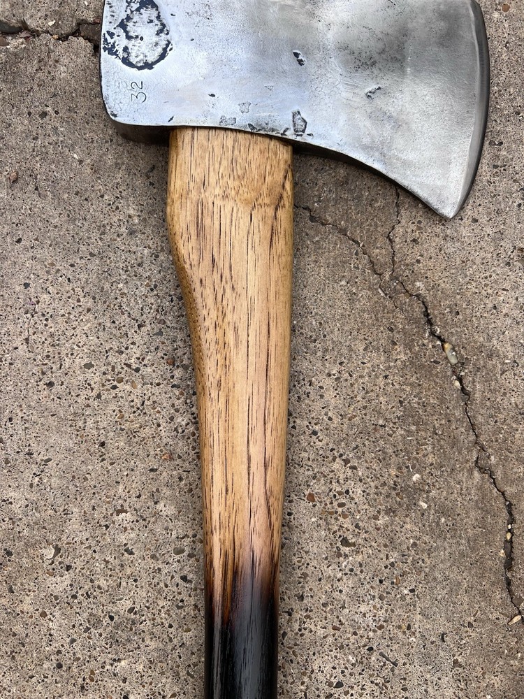 Bad-Axe Wedge Banger / Camp Axe, 3.2lb Mann Axe Head on 19in Miner Handle