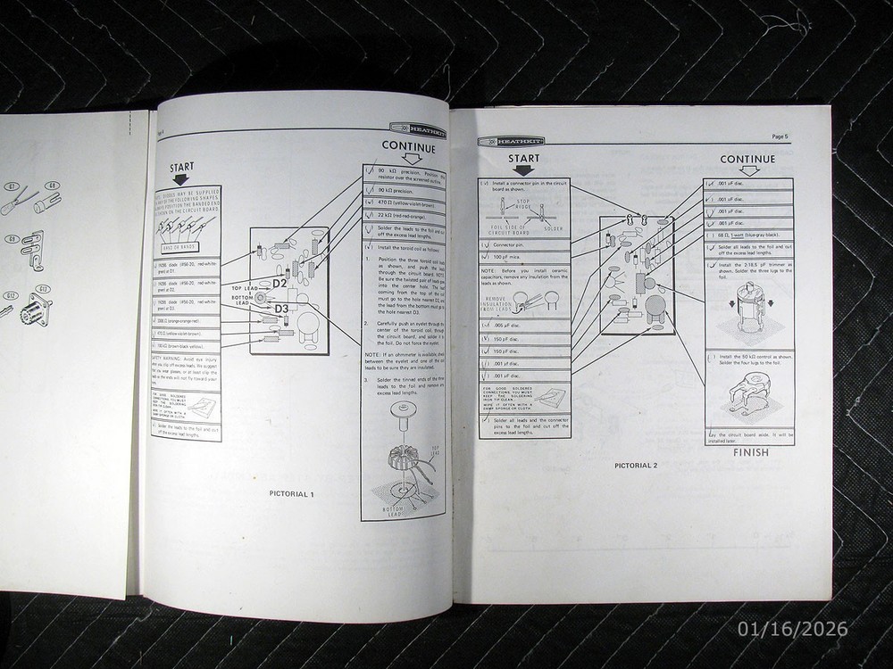 Genuine Heathkit Model HM-2103 RF Load Wattmeter Manual