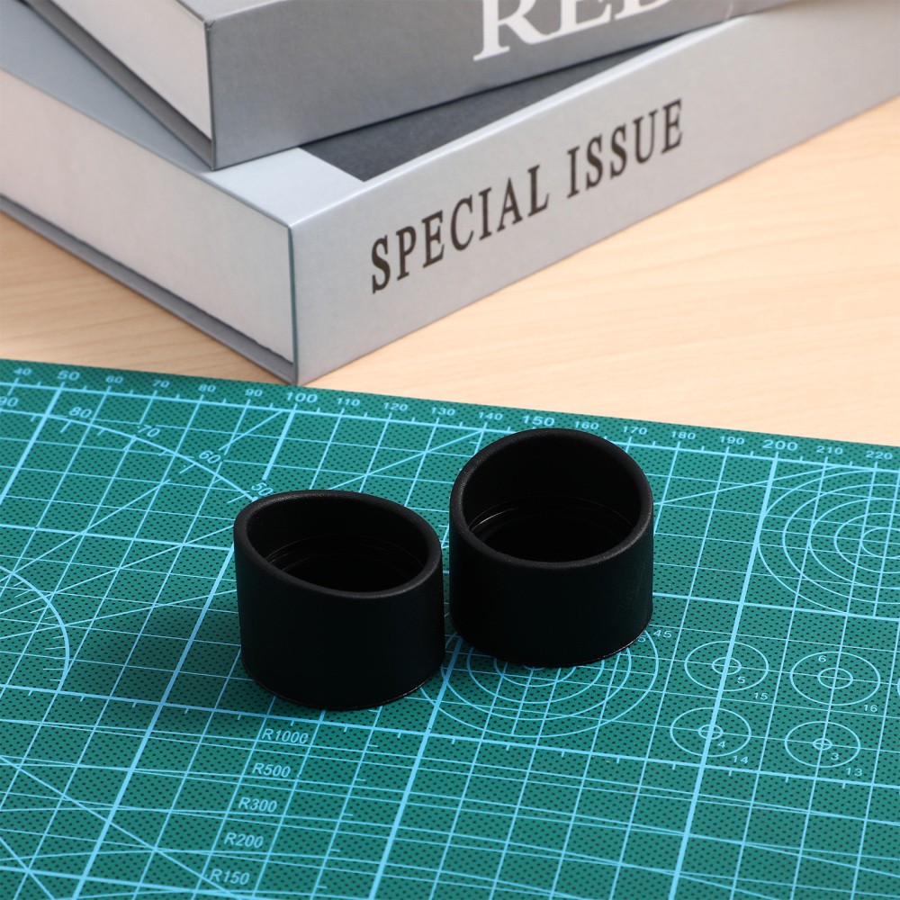 2 Pcs Rubber Eye Shield 33mm Eye Guards Cups Eyepiece Covers for Microscope