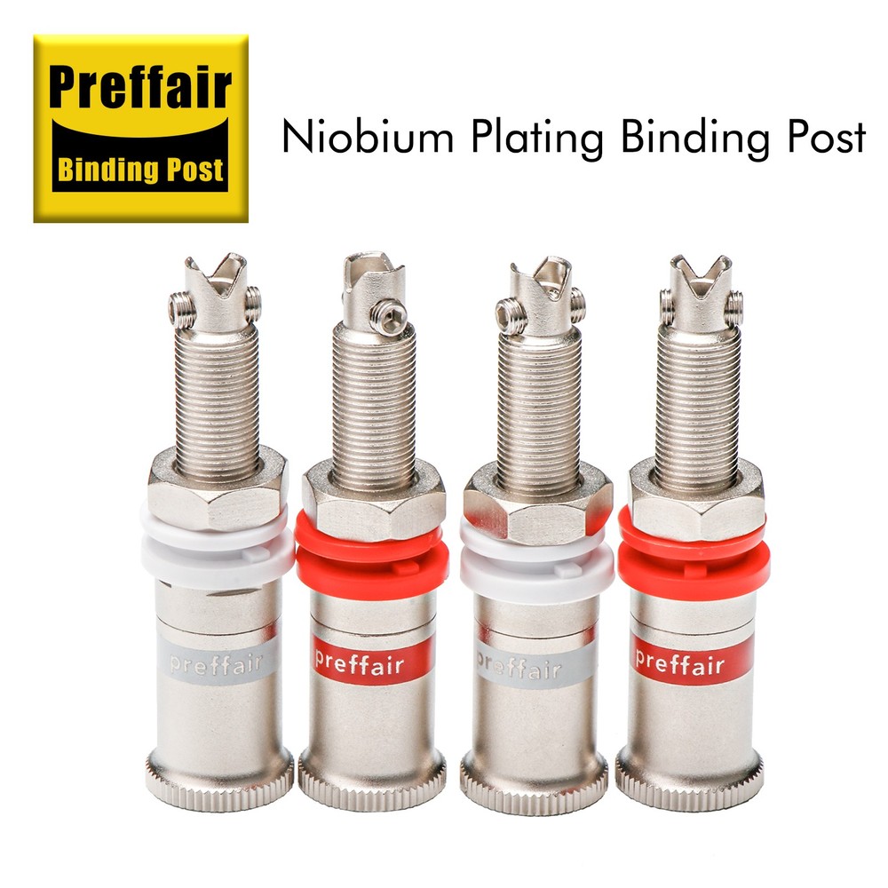 4Pcs Binding Post Banana Jacks 4mm Speaker Amplifier Bindling Post Terminals