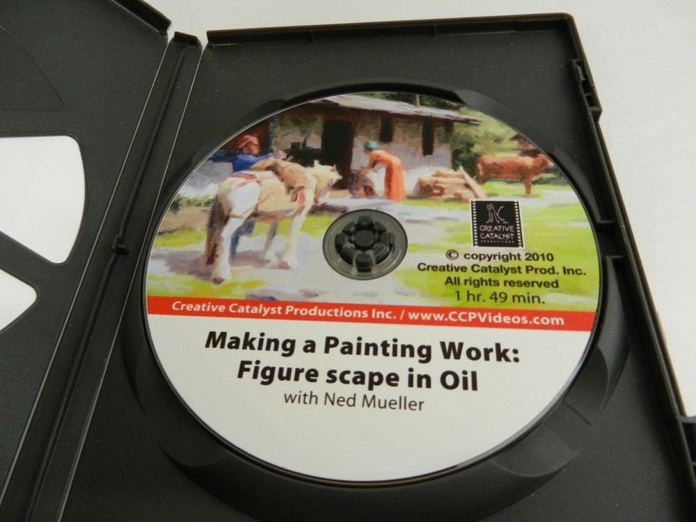 creative catalyst making a painting work figurescape in oil ned mueller dvd