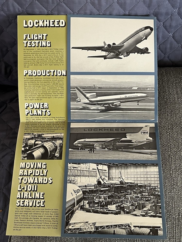 Lockheed L-1011 Tristar 1971 Brochure
