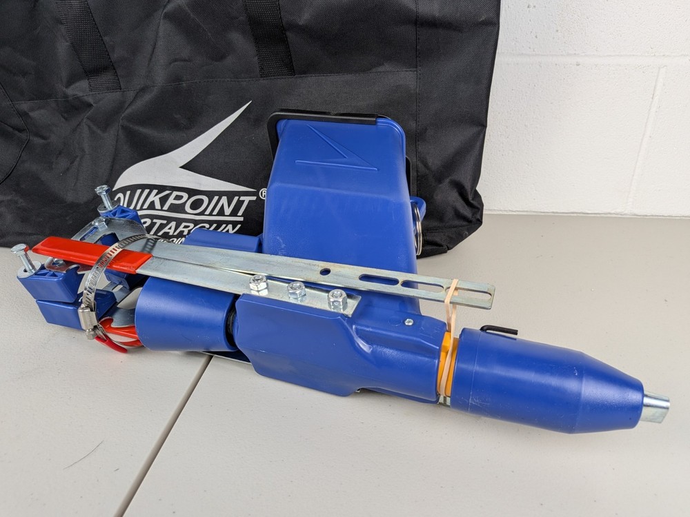 Quikpoint Mortargun Model 3000 Tuckpoint Mortar Plaster Concrete Drill Attach