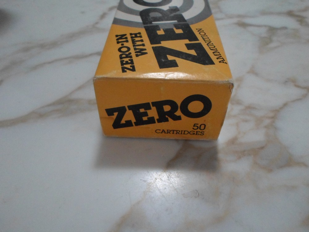Vintage Zero 38 Special 125 Grain JSP + P Empty Ammo Box