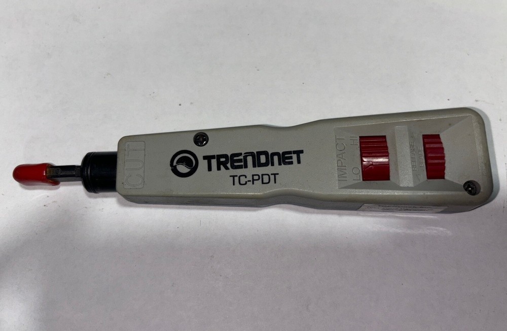 TRENDnet Punch Down Tool With 110 And Krone Blade