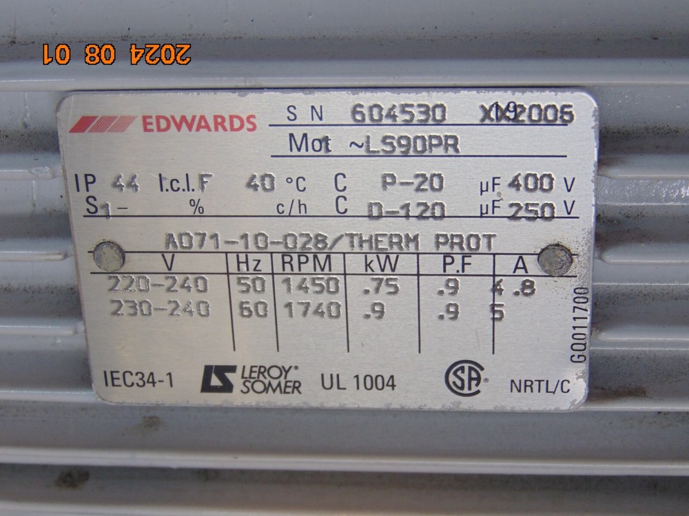 Edwards Leroy Somer LS90PR Motor