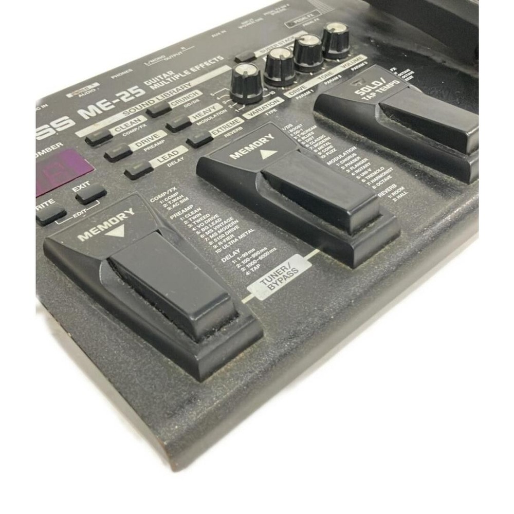 BOSS ME-25 Multi Effects Guitar Pedal Processor COSM Amp Modeling