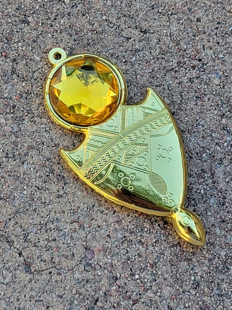 VR Troopers Virtualizer Orange Crystal Prop Cosplay Morpher