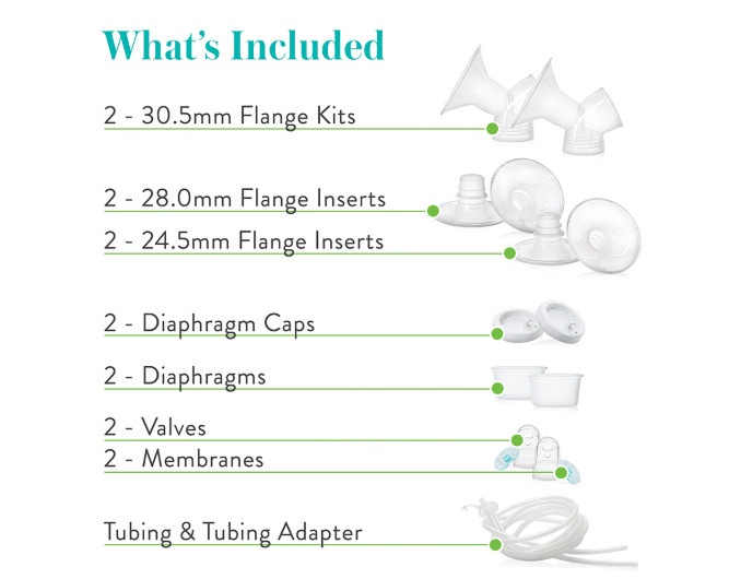 Evenflo Breast Feeding Advanced Double Electric Replacement Parts Kit