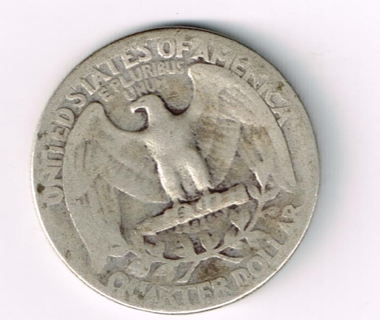 1942-P WASHINGTON SILVER QUARTER