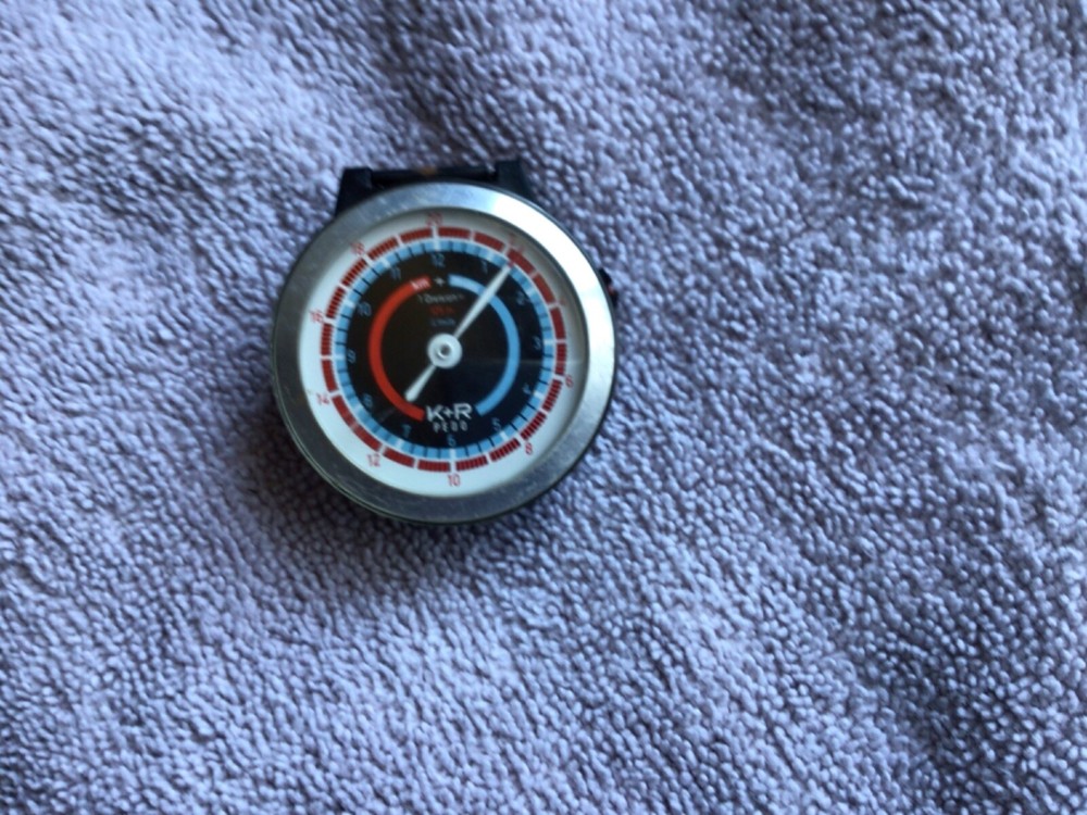 Vintage K + R Pedometer Plastic Untested