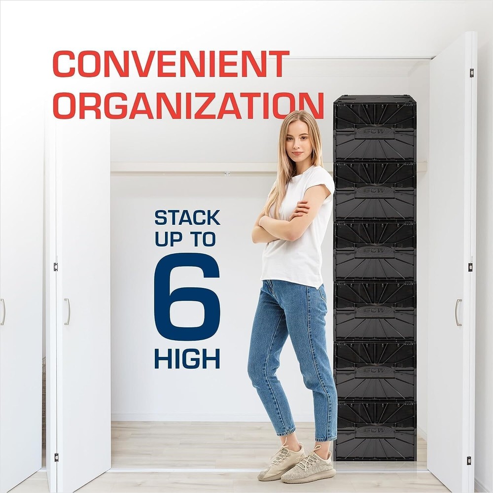 2 BCW Magazine Plastic Bins Stackable Doc Box Long Term Magazine Storage New (2)