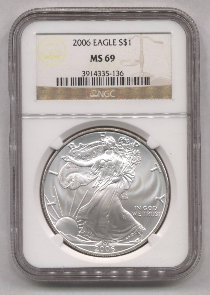 2006 American Eagle  NGC MS69